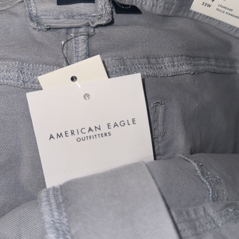American Eagle Outfitters Gray Wide Leg Pants classic boot cut  size 14 - Picture 4 of 7